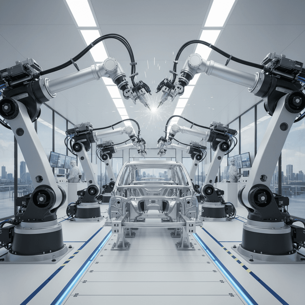 Automated Assembly Line Robotics